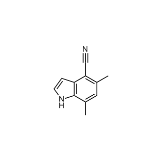 5,7-Dimethyl-1H-indole-4-carbonitrile