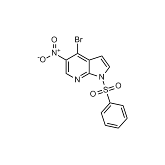 4-Bromo-5-nitro-1-(phenylsulfonyl)-1H-pyrrolo[2,3-b]pyridine