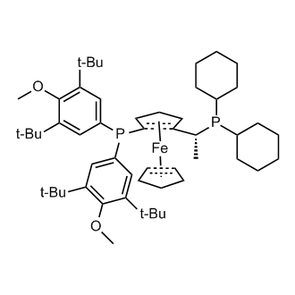 (R)-1-[Bis[3,5-bis(1,1-dimethylethyl)-4-methoxyphenyl] phosphino]-2-[(1R)-1-(dicyclohexylphosphino)ethyl]Ferrocene