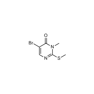 5-Bromo-3-methyl-2-(methylthio)pyrimidin-4(3H)-one