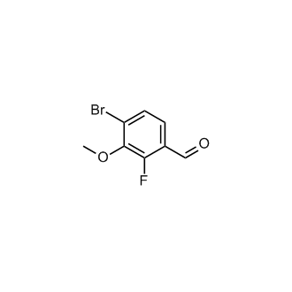 4-Bromo-2-fluoro-3-methoxybenzaldehyde