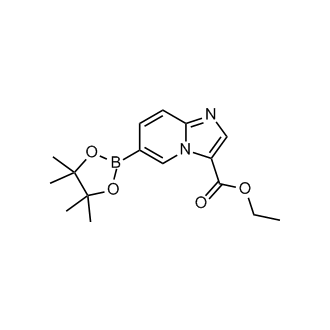 Ethyl 6-(4,4,5,5-tetramethyl-1,3,2-dioxaborolan-2-yl)imidazo[1,2-a]pyridine-3-carboxylate