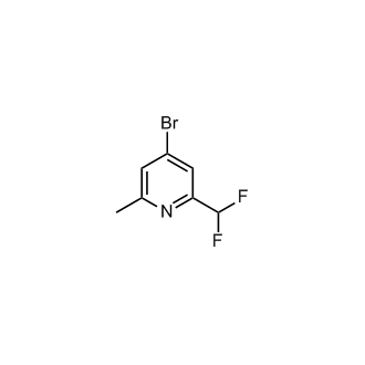 4-Bromo-2-(difluoromethyl)-6-methylpyridine