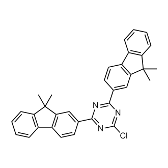 2-chloro-4,6-bis(9,9-dimethyl-9H-fluoren-2yl)-1,3,5-Triazine