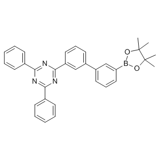 2,4-diphenyl-6-[3'-(4,4,5,5-tetramethyl-1,3,2-dioxaborolan-2-yl)[1,1'-biphenyl]-3-yl]-1,3,5-Triazine