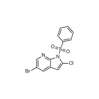 5-Bromo-2-chloro-1-(phenylsulfonyl)-1H-pyrrolo[2,3-b]pyridine