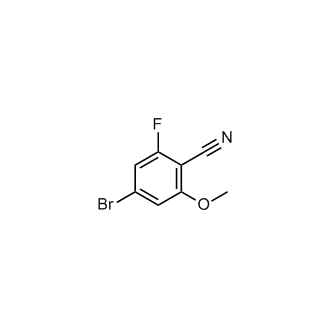 4-Bromo-2-fluoro-6-methoxybenzonitrile