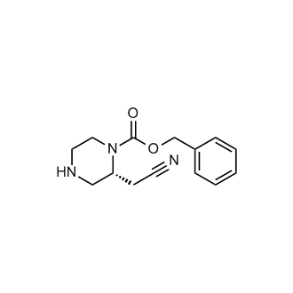 Benzyl (R)-2-(cyanomethyl)piperazine-1-carboxylate