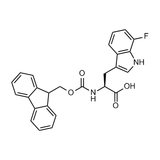 (S)-2-((((9H-Fluoren-9-yl)methoxy)carbonyl)amino)-3-(7-fluoro-1H-indol-3-yl)propanoic acid