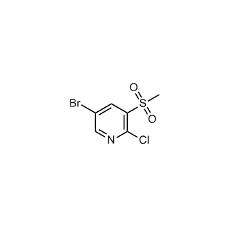 5-Bromo-2-chloro-3-(methylsulfonyl)pyridine