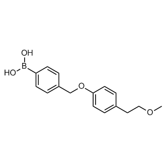 (4-((4-(2-Methoxyethyl)phenoxy)methyl)phenyl)boronic acid