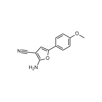 2-Amino-5-(4-methoxyphenyl)furan-3-carbonitrile