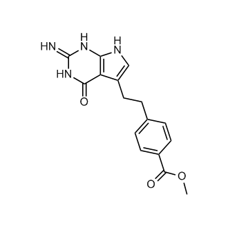 Methyl 4-(2-(2-amino-4-oxo-4,7-dihydro-3H-pyrrolo[2,3-d]pyrimidin-5-yl)ethyl)benzoate