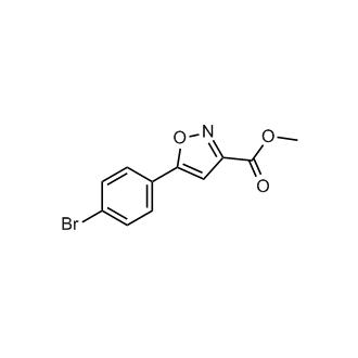 Methyl 5-(4-bromophenyl)isoxazole-3-carboxylate