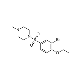 1-((3-Bromo-4-ethoxyphenyl)sulfonyl)-4-methylpiperazine