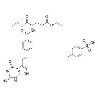 (S)-Diethyl 2-(4-(2-(2-amino-4-oxo-4,7-dihydro-3H-pyrrolo[2,3-d]pyrimidin-5-yl)ethyl)benzamido)pentanedioate 4-methylbenzenesulfonate