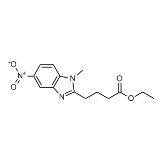Ethyl 4-(1-methyl-5-nitro-1H-benzo[d]imidazol-2-yl)butanoate