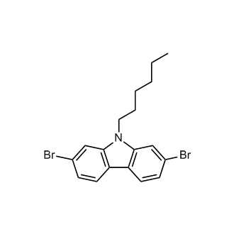 2,7-Dibromo-9-hexyl-9H-carbazole