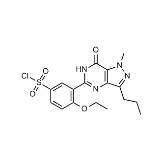 4-Ethoxy-3-(1-methyl-7-oxo-3-propyl-6,7-dihydro-1H-pyrazolo[4,3-d]pyrimidin-5-yl)benzene-1-sulfonyl chloride