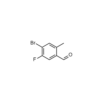 4-Bromo-5-fluoro-2-methylbenzaldehyde