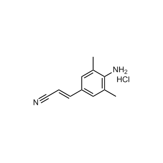 (E)-3-(4-Amino-3,5-dimethylphenyl)acrylonitrile hydrochloride