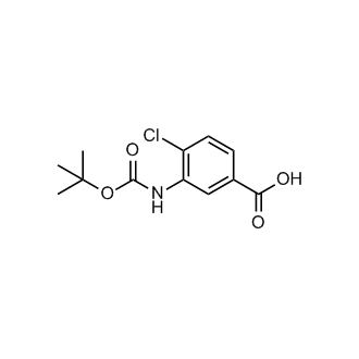 3-((tert-Butoxycarbonyl)amino)-4-chlorobenzoic acid