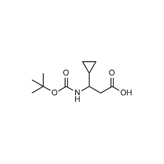 3-((tert-Butoxycarbonyl)amino)-3-cyclopropylpropanoic acid