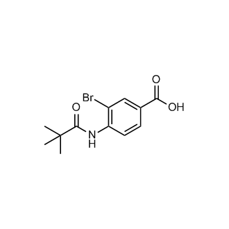 3-Bromo-4-pivalamidobenzoic acid