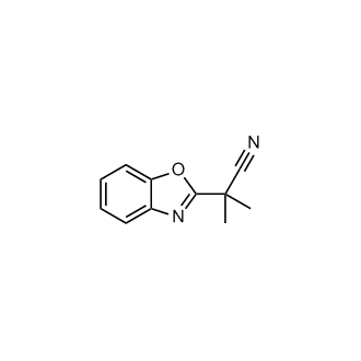2-(Benzo[d]oxazol-2-yl)-2-methylpropanenitrile