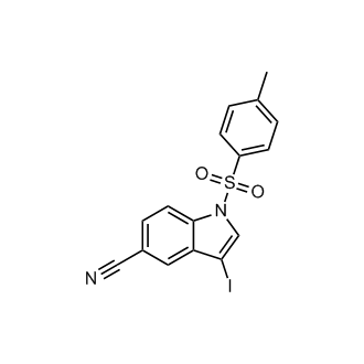 3-Iodo-1-tosyl-1H-indole-5-carbonitrile