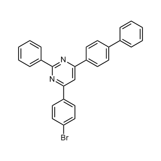4-([1,1'-Biphenyl]-4-yl)-6-(4-bromophenyl)-2-phenylpyrimidine