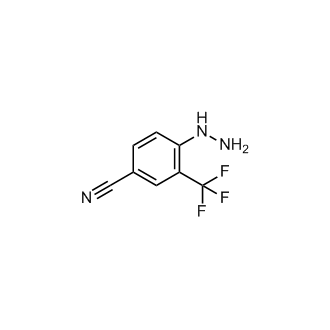 4-Hydrazinyl-3-(trifluoromethyl)benzonitrile
