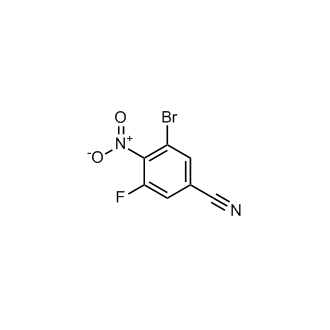 3-Bromo-5-fluoro-4-nitrobenzonitrile