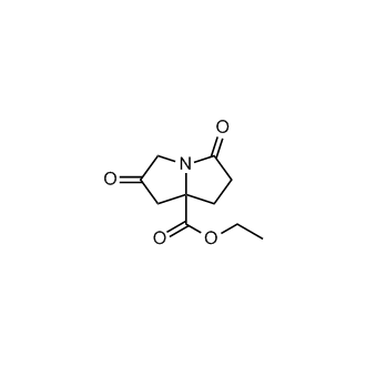 Ethyl 2,5-dioxotetrahydro-1H-pyrrolizine-7a(5H)-carboxylate
