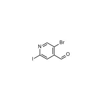 5-Bromo-2-iodoisonicotinaldehyde