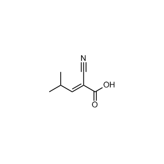 2-Cyano-4-methylpent-2-enoic acid