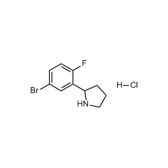 2-(5-BROMO-2-FLUOROPHENYL)PYRROLIDINE HCL