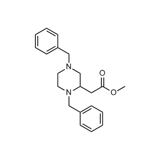 Methyl 2-(1,4-dibenzylpiperazin-2-yl)acetate