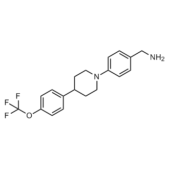Benzenemethanamine, 4-[4-[4-(trifluoromethoxy)phenyl]-1-piperidinyl]-