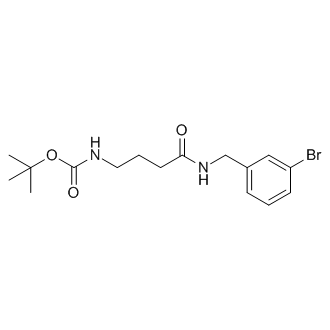 tert-Butyl (4-((3-bromobenzyl)amino)-4-oxobutyl)carbamate