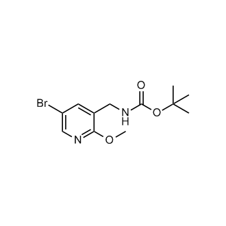 tert-Butyl ((5-bromo-2-methoxypyridin-3-yl)methyl)carbamate