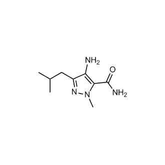4-Amino-1-methyl-3-(2-methylpropyl)-1H-pyrazole-5-carboxamide