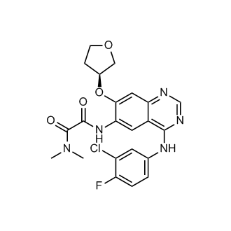 (S)-N1-(4-((3-Chloro-4-fluorophenyl)amino)-7-((tetrahydrofuran-3-yl)oxy)quinazolin-6-yl)-N2,N2-dimethyloxalamide (Afatinib Impurity）