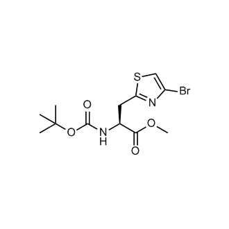 Methyl (S)-3-(4-bromothiazol-2-yl)-2-((tert-butoxycarbonyl)amino)propanoate
