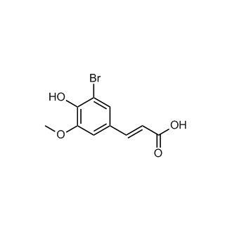 3-(3-Bromo-4-hydroxy-5-methoxyphenyl)acrylic acid