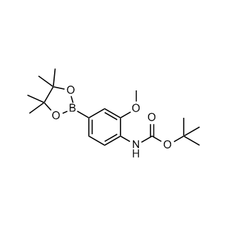 tert-Butyl (2-methoxy-4-(4,4,5,5-tetramethyl-1,3,2-dioxaborolan-2-yl)phenyl)carbamate