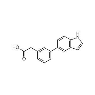 2-(3-(1h-Indol-5-yl)phenyl)aceticacid