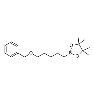 2-[5-(Benzyloxy)pentyl]-4,4,5,5-tetramethyl-1,3,2-dioxaborolane
