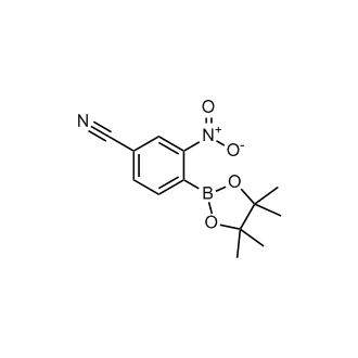 3-Nitro-4-(tetramethyl-1,3,2-dioxaborolan-2-yl)benzonitrile