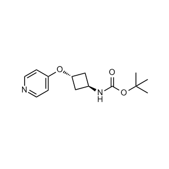 Tert-butyl (trans-3-(pyridin-4-yloxy)cyclobutyl)carbamate